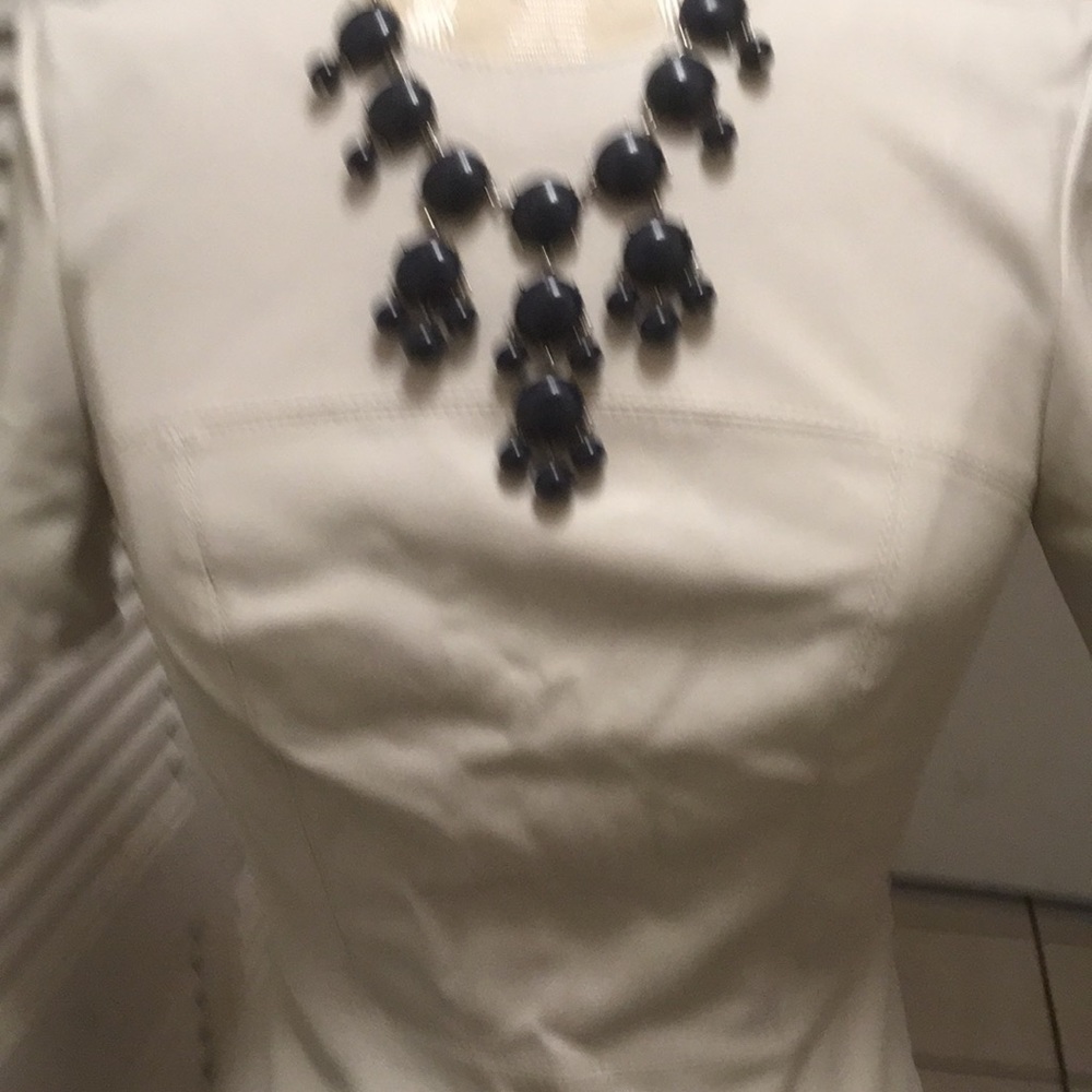 Bieige  white elegant dress
